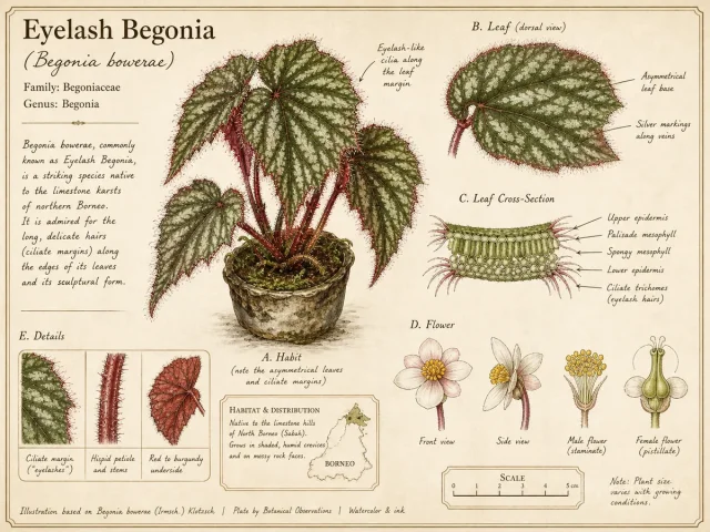 Eyelash Begonia in Types of Begonias by Class