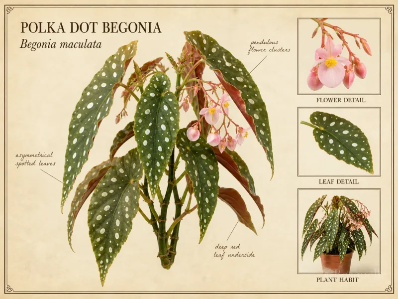 Polka Dot Begonia (Begonia maculata)