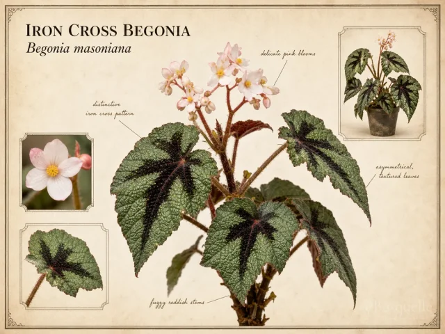 Iron Cross Begonia — Rhizomatous (4)