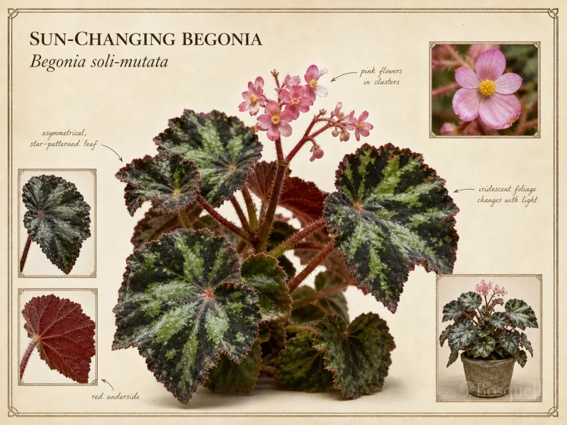 Sun-Changing Begonia (Begonia soli-mutata)