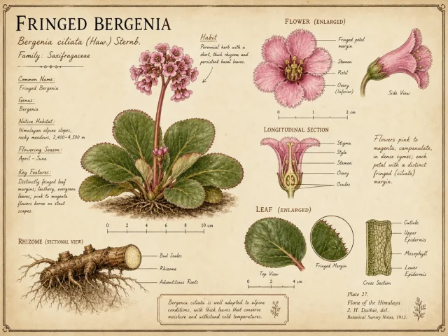 Fringed Bergenia