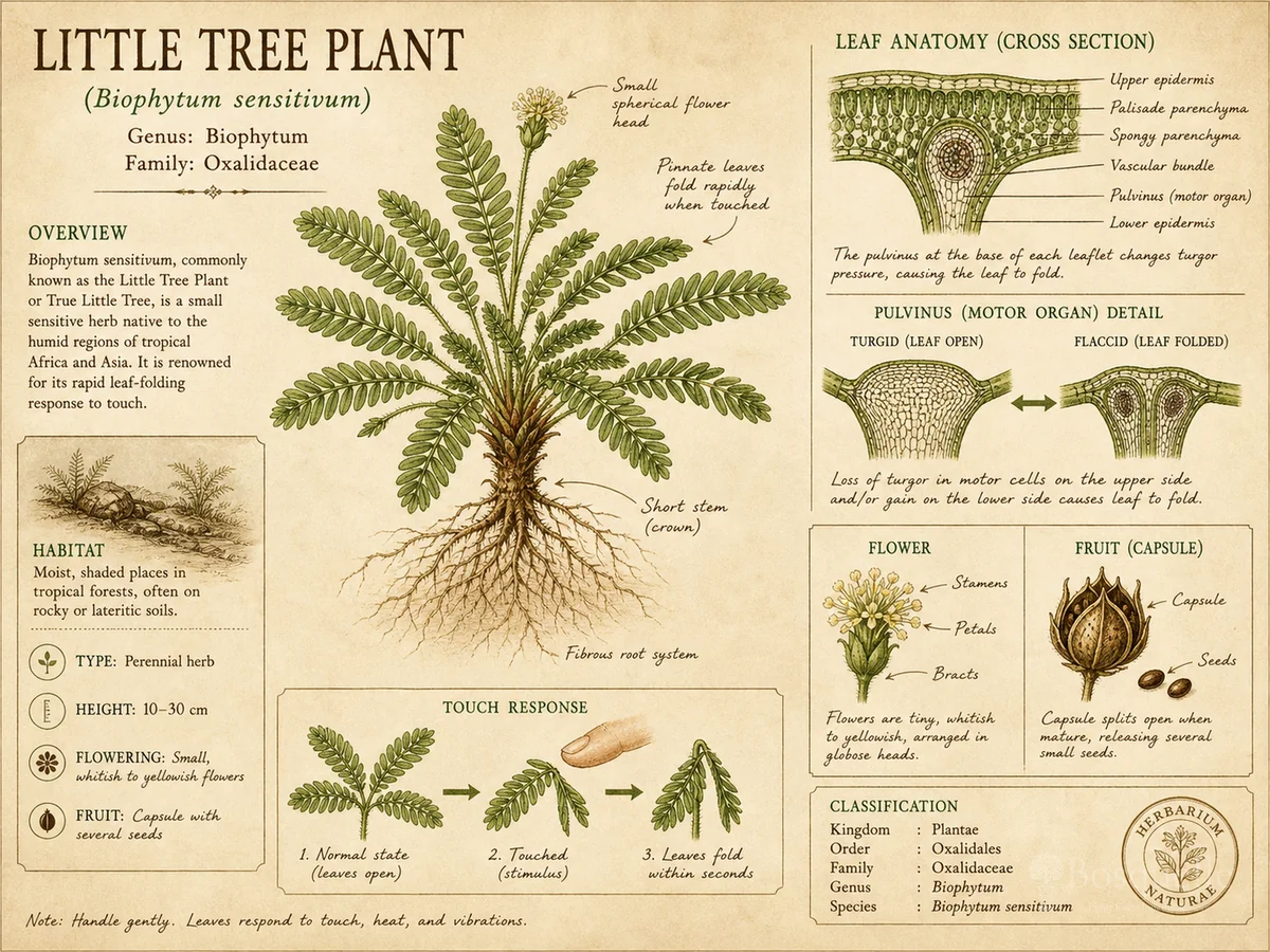 Little Tree Plant (Biophytum sensitivum)