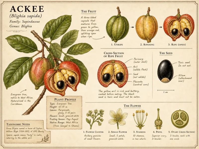Ackee (Blighia sapida)