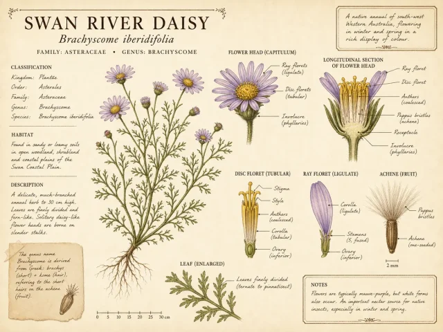 Swan River Daisy (Brachyscome iberidifolia)