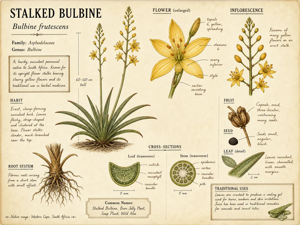 Stalked Bulbine (Bulbine frutescens)