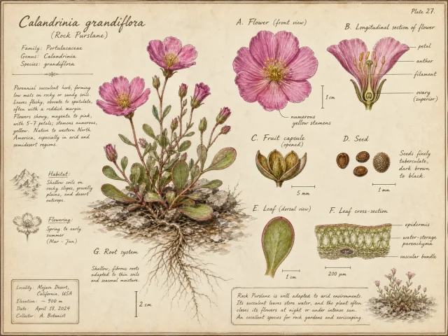 Rock Purslane — Give it full sun and soil that drains, and water…