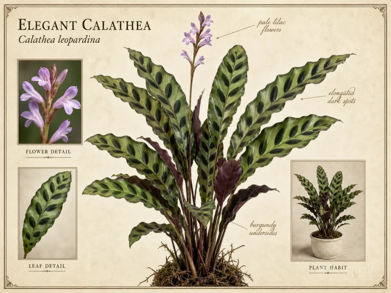 Elegant Calathea (Calathea leopardina)