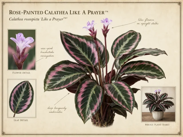 Rose-Painted Calathea Like a Prayer™ (Calathea roseopicta Like a Prayer™)