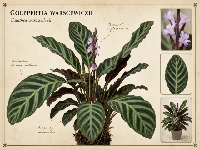 Goeppertia warscewiczii (Calathea warscewiczii)