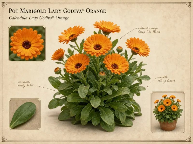 Pot Marigold Lady Godiva® Orange (Calendula Lady Godiva® Orange)