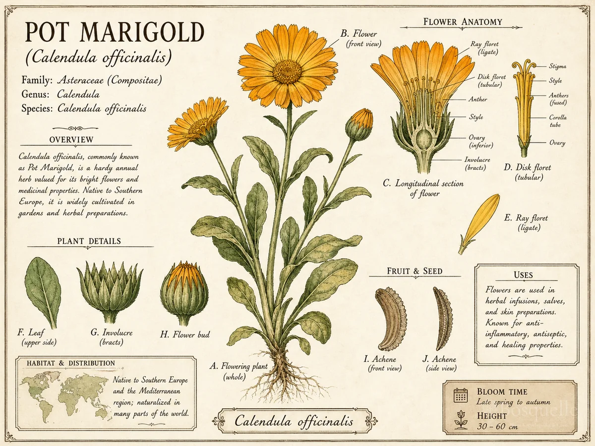 Pot Marigold (Calendula officinalis)