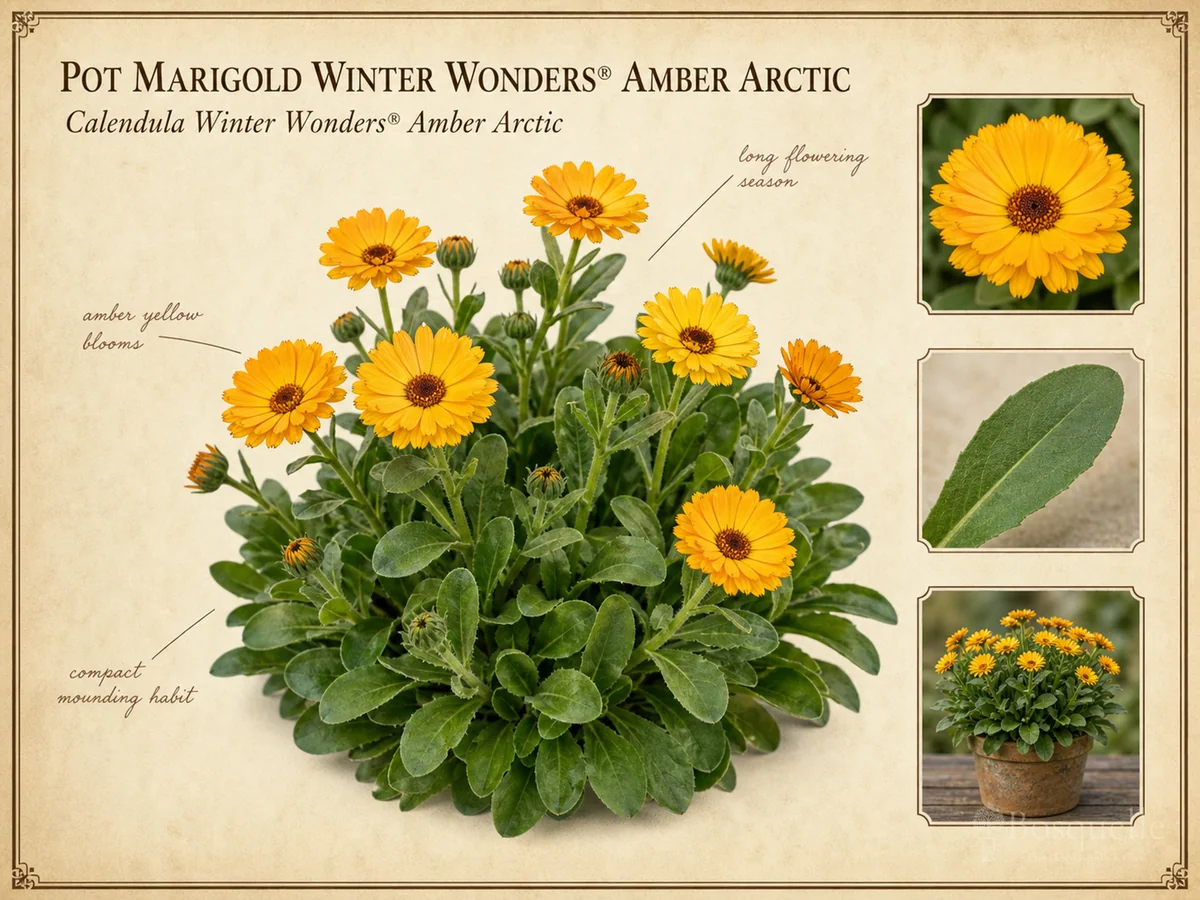 Pot Marigold Winter Wonders® Amber Arctic (Calendula Winter Wonders® Amber Arctic)