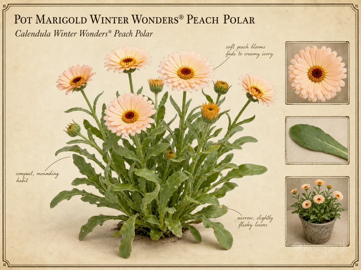 Pot Marigold Winter Wonders® Peach Polar (Calendula Winter Wonders® Peach Polar)