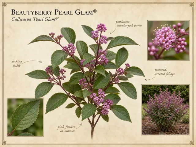 Beautyberry Pearl Glam® (Callicarpa Pearl Glam®)
