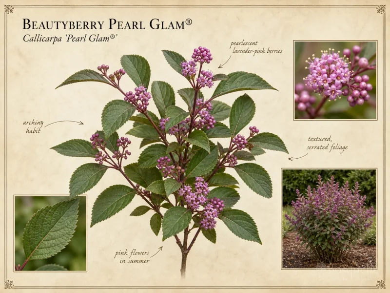 Beautyberry Pearl Glam® (Callicarpa Pearl Glam®)