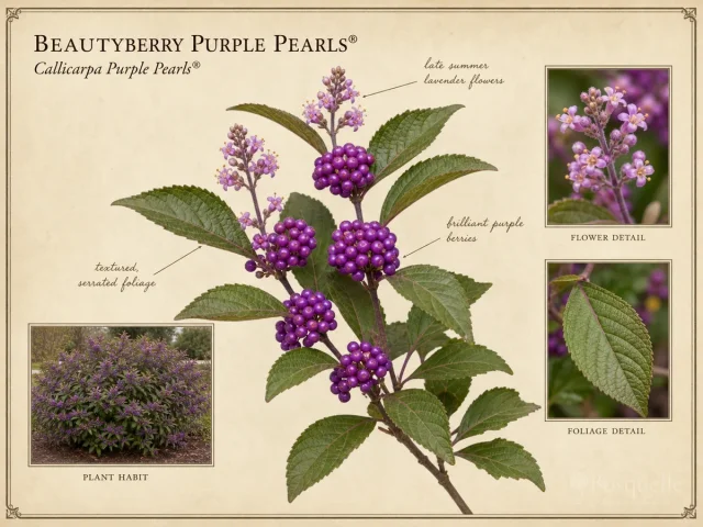 Beautyberry Purple Pearls® (Callicarpa Purple Pearls®)