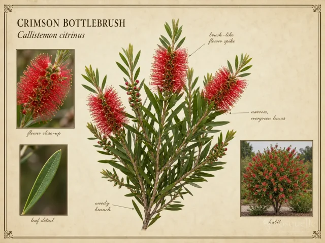 Crimson Bottlebrush (Callistemon citrinus)