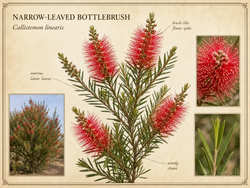 Narrow-Leaved Bottlebrush (Callistemon linearis)
