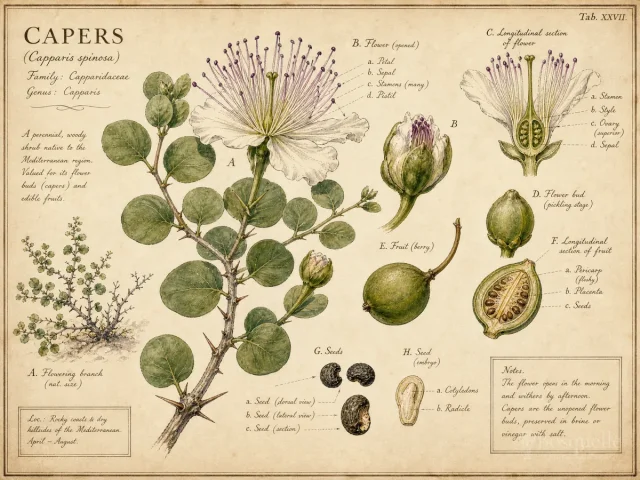 Capers (Capparis spinosa)