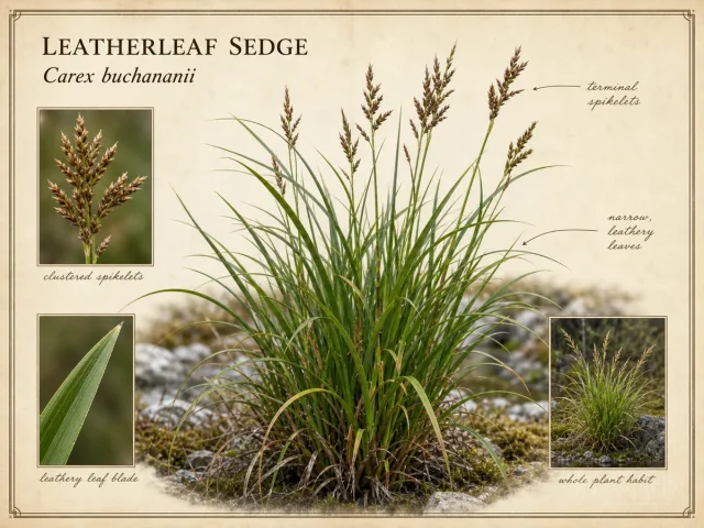Leatherleaf Sedge (Carex buchananii)