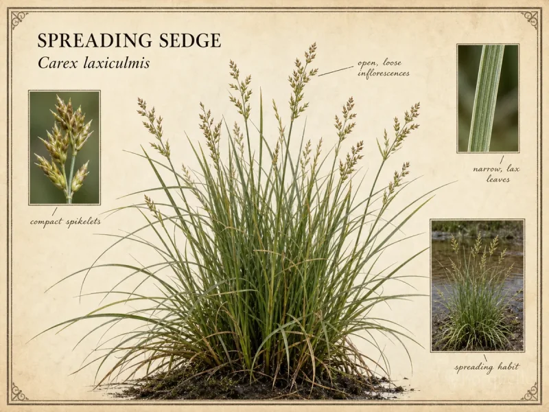 Spreading Sedge (Carex laxiculmis)