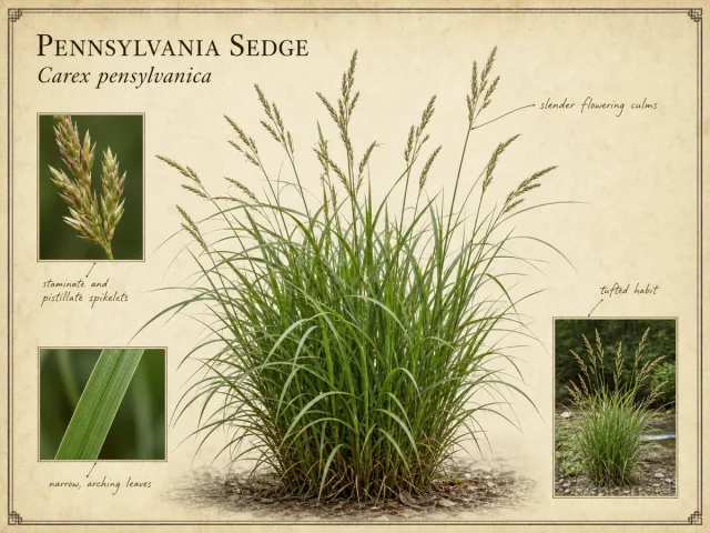 Pennsylvania Sedge (Carex pensylvanica)