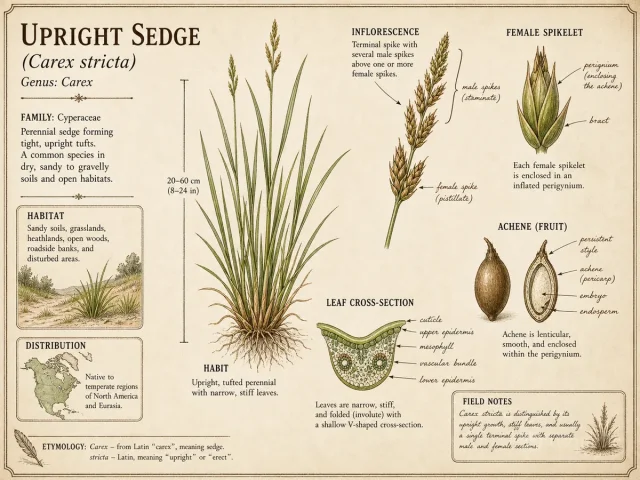 Upright Sedge (Carex stricta)