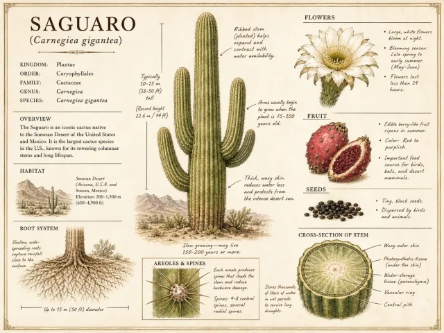 Saguaro (Carnegiea gigantea)
