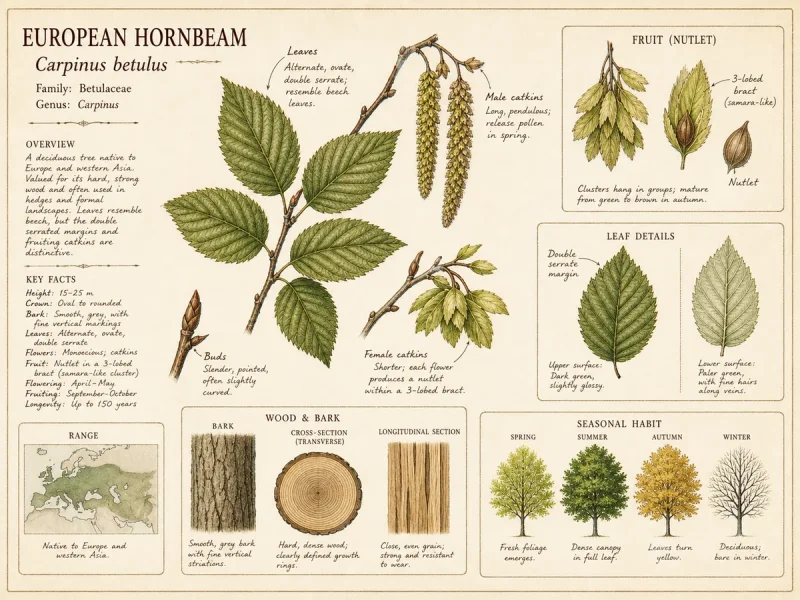 European Hornbeam (Carpinus betulus)