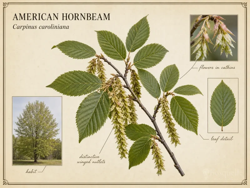 American Hornbeam (Carpinus caroliniana)
