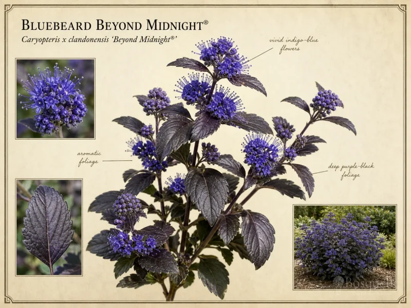 Bluebeard Beyond Midnight® (Caryopteris x clandonensis Beyond Midnight®)