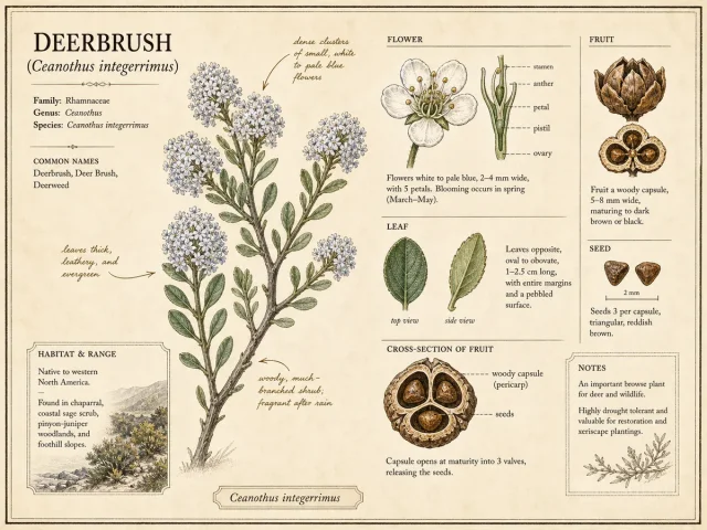 Deerbrush (Ceanothus integerrimus)