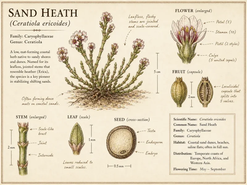 Sand Heath — Give it full sun, dry sand, and room to stand 4 t…
