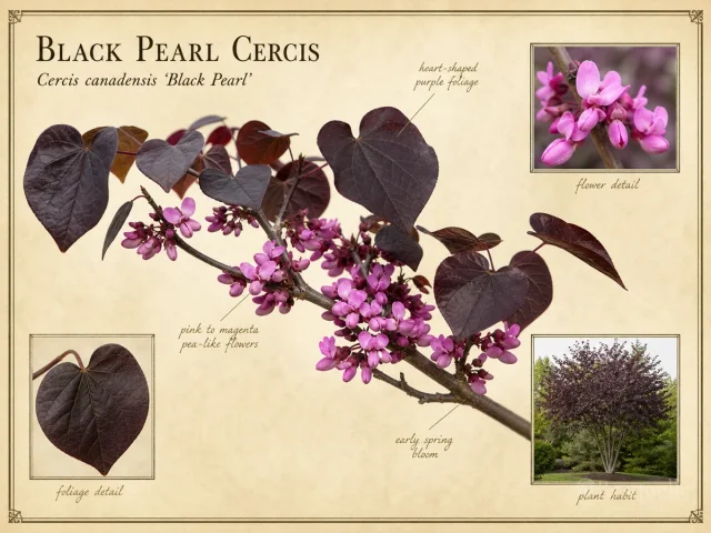 Black Pearl Cercis (Cercis canadensis Black Pearl)