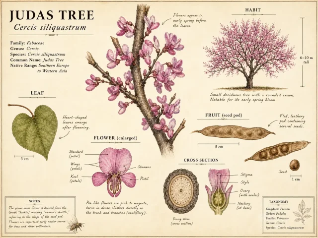 Judas Tree (Cercis siliquastrum)