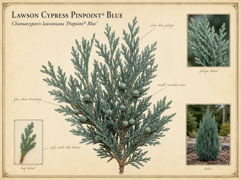 Lawson Cypress Pinpoint® Blue (Chamaecyparis lawsoniana Pinpoint® Blue)