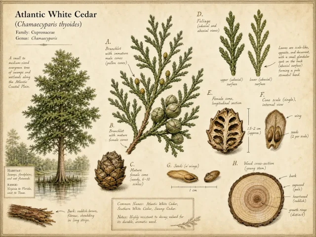 Atlantic White Cedar (Chamaecyparis thyoides)