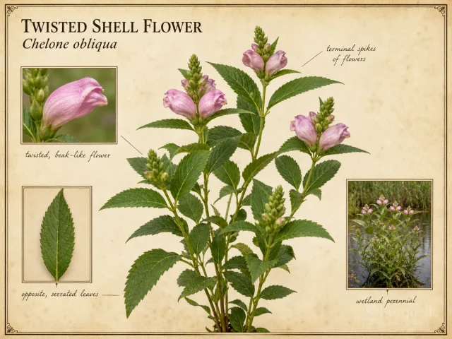 Twisted Shell Flower (Chelone obliqua)