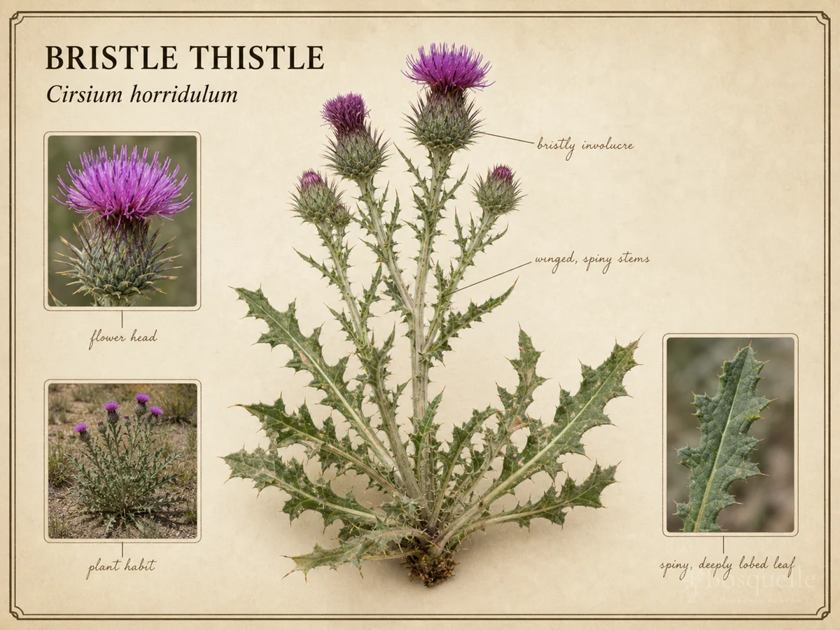 Bristle Thistle (Cirsium horridulum)