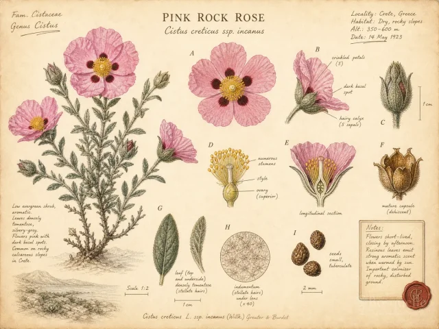 Pink Rock Rose