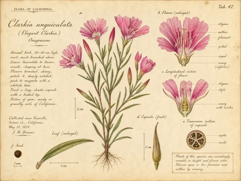 Elegant Clarkia — How to sow Clarkia seed