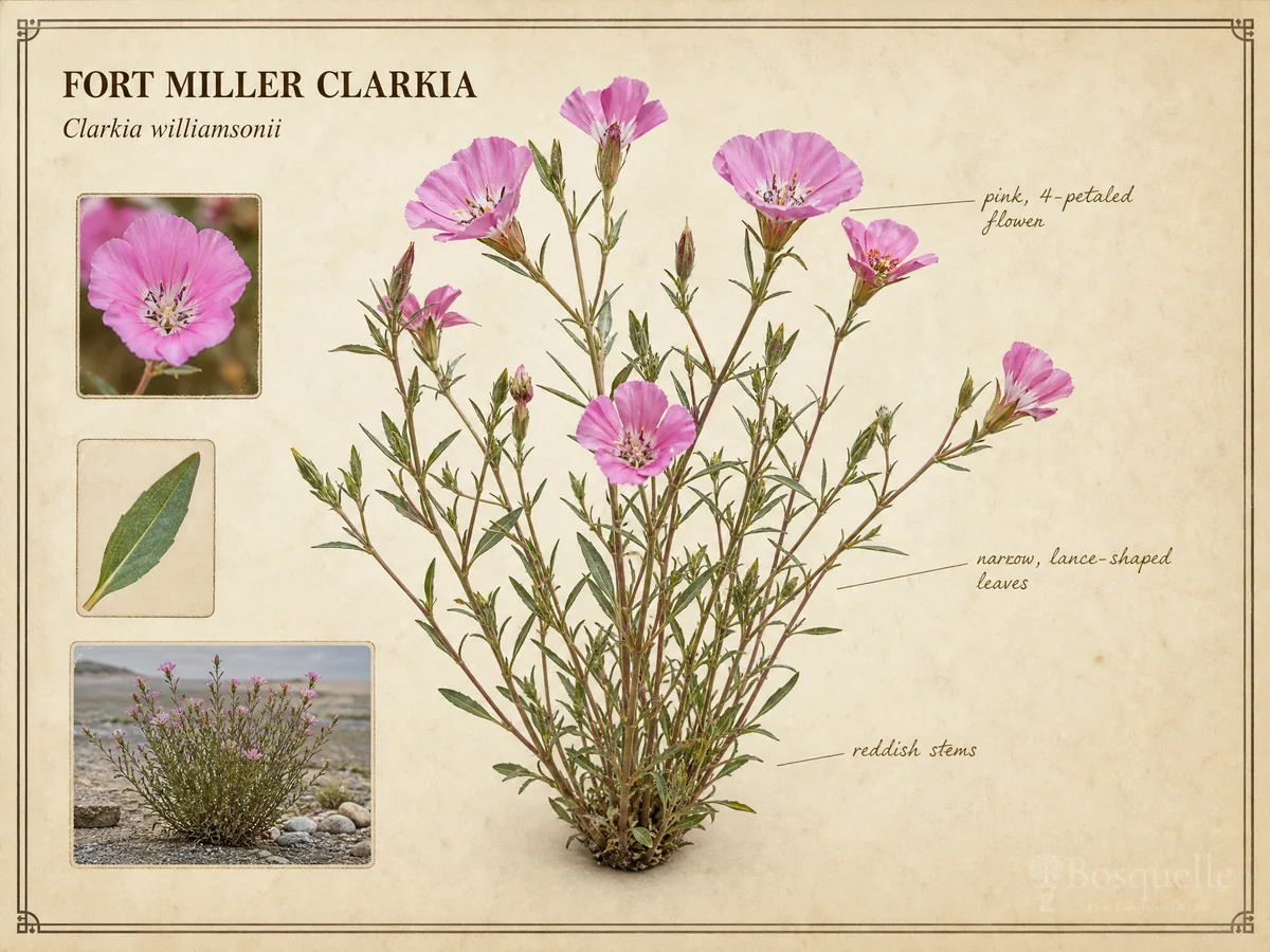Fort Miller Clarkia (Clarkia williamsonii)