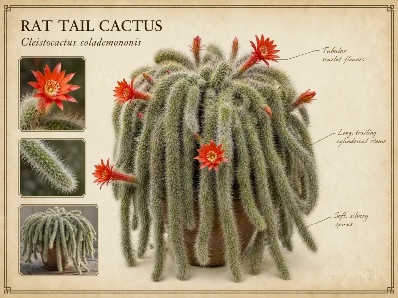 Rat Tail Cactus (Cleistocactus colademononis)