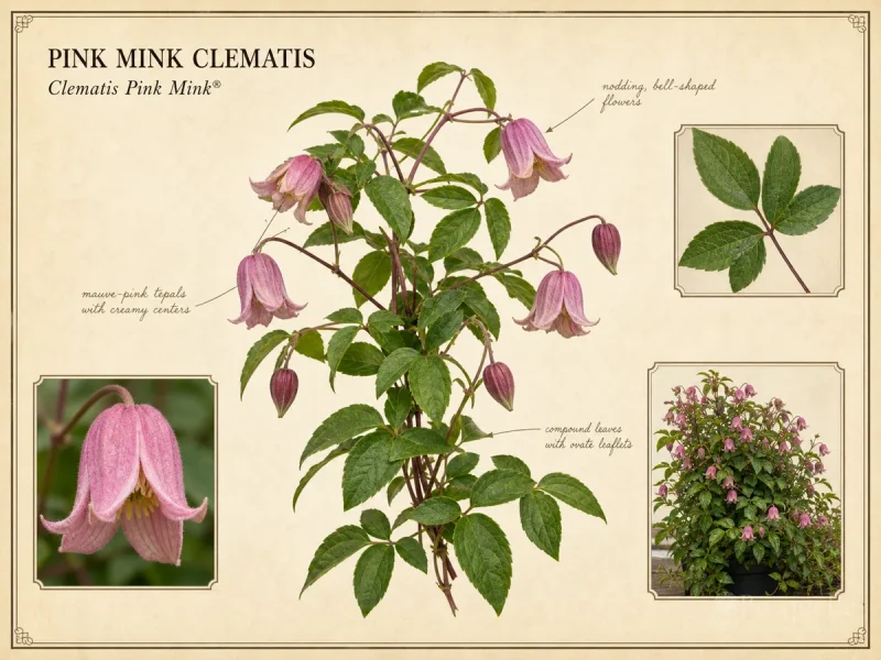 Pink Mink Clematis (Clematis Pink Mink®)