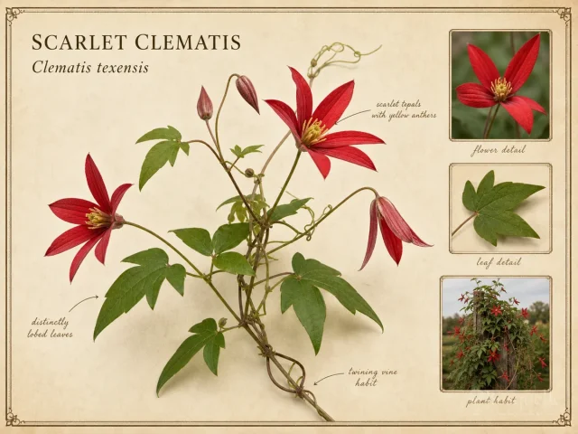 Scarlet Clematis