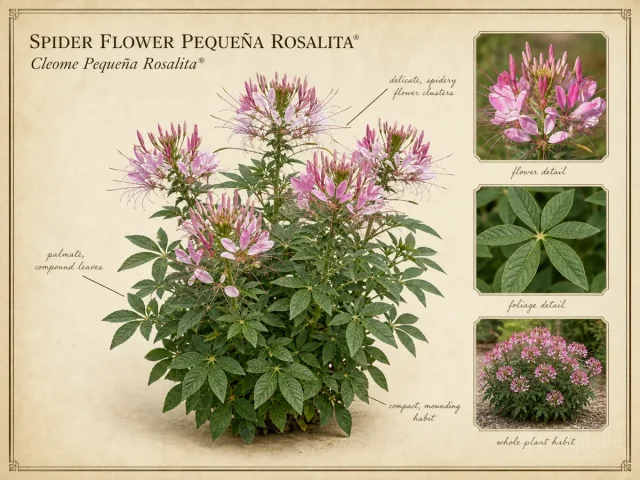 Spider Flower Pequeña Rosalita®