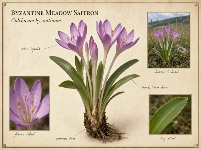 Byzantine Meadow Saffron (Colchicum byzantinum)