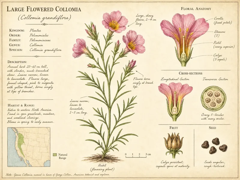 Large Flowered Collomia (Collomia grandiflora)