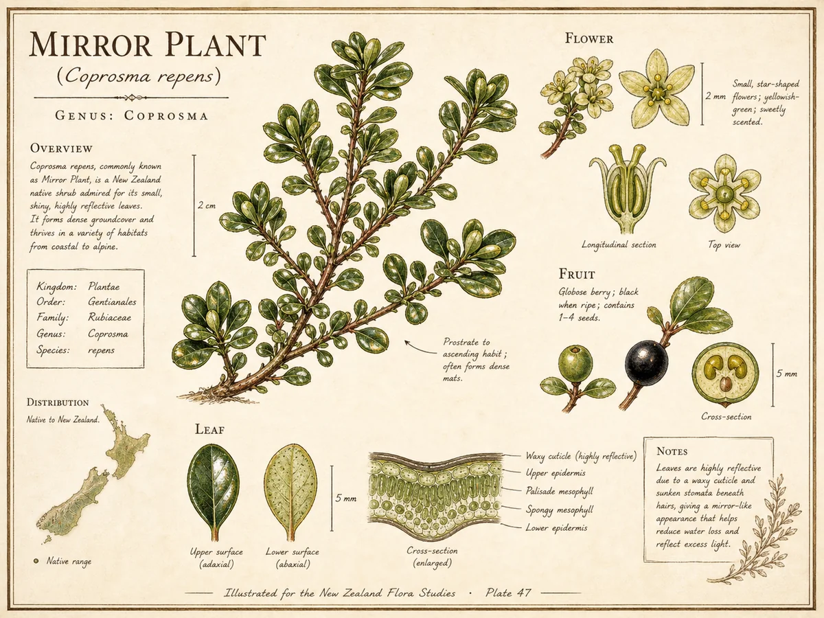 Mirror Plant (Coprosma repens)