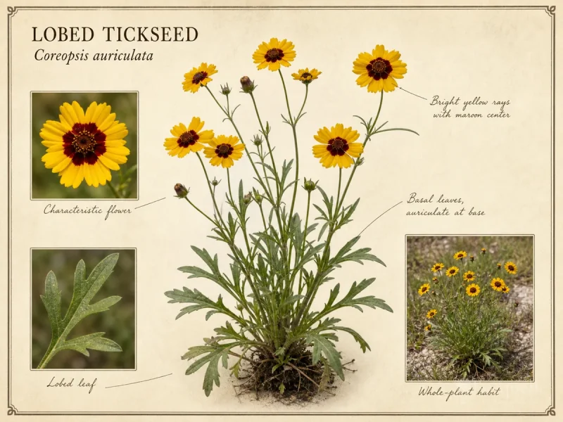 Lobed Tickseed (Coreopsis auriculata)